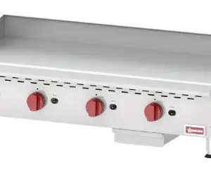 OMCAN CE-CN-G48M - 48" Manual Gas Griddle 4 Burners - 120,000 BTU