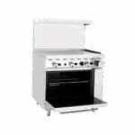 ATOSA AGR-36G: Commercial 36 Inch Gas Range with Full-Width Manual Griddle - Image 2