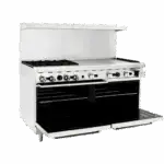 ATOSA AGR-36GR: Commercial 60 Inch Gas Range with a 36 Inch Griddle & Four Open Burners - Image 2