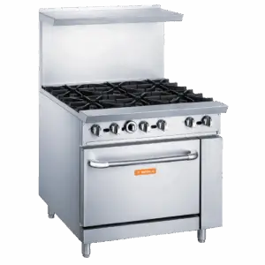 6 Burner Gas Range BRIKA BGR-6B