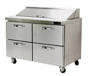Sandwich Prep Table with 4 Drawers-HC BLUE AIR BLPT60-D4