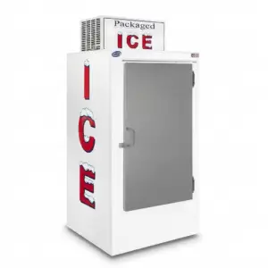 An outdoor Ice Merchandiser.