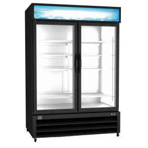 Double Glass Door Display Freezer KELVINATOR KCHGM48F