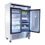 ATOSA MBF8503GR: Commercial 54 Inch Two Door Stainless Steel Reach-In Refrigerator - Image 4