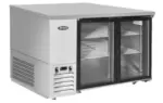 ATOSA SBB48GGR-AUS1: Commercial 48 Inch Shallow Depth Two Glass Door Back Bar Refrigerator - Image 3