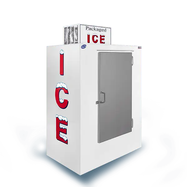 slider-L040UCSE-left-front-45-2.png Outdoor Ice Merchandiser Model 40 LEER - Image 1