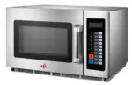 A large 34L EFI MW-341000120 commercial medium-duty microwave oven with a stainless steel finish and digital touch controls.