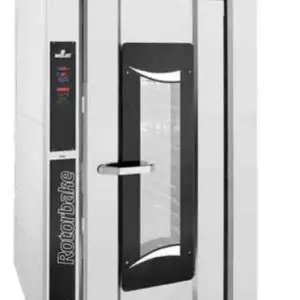 A tall, high-capacity professional stainless steel electric combi oven with a front-mounted digital interface and a 15-rack interior.