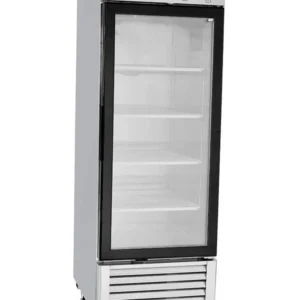 ATOSA MCF8701GR 27 inch single glass door stainless steel reach-in unit