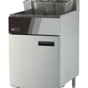 EFI RCTFS-75-N commercial natural gas floor fryer 75 lb capacity